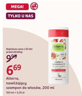 Szampon do włosów nawilżający promocja w Rossmann