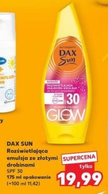 Emulsja olejkowa rozświetlająca spf 30 Dax sun promocja
