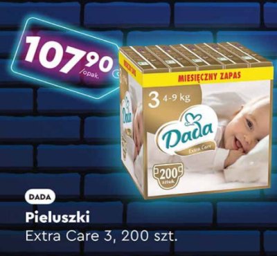 Pieluchy Dada Extra Care 3, 200 szt. promocja w Biedronka