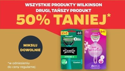 Wszystkie produkty (drugi, tańszy 50% taniej) promocja w Netto