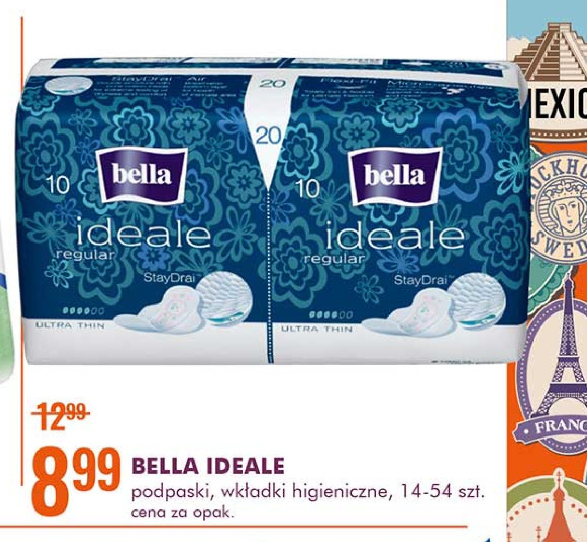 Podpaski regular Bella ideale promocja