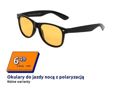 Okulary do jazdy nocą z polaryzacją promocja w Action