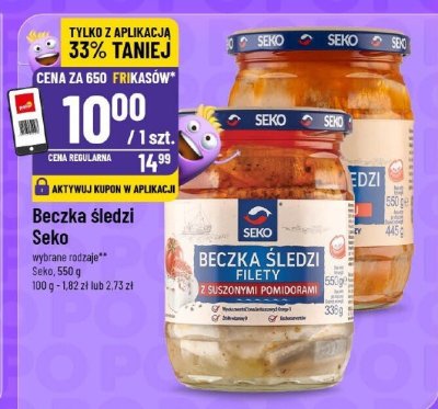 Beczka śledzi Seko promocja w POLOmarket