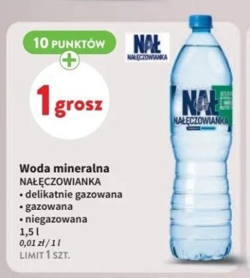 Woda gazowana Nałęczowianka promocja