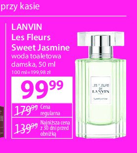 Woda toaletowa Lanvin les fleurs promocja