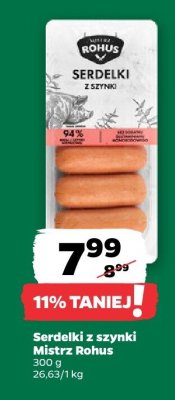 Serdelki z szynki promocja w Netto