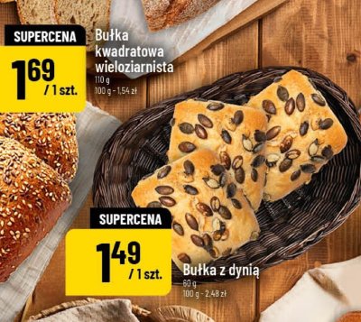Bułka kwadratowa wieloziarnista promocja w POLOmarket