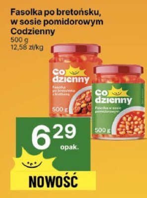 Fasolka Fasolka po bretońsku, w sosie pomidorowym Codzienny promocja w Delikatesy Centrum