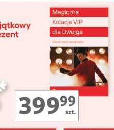 Magiczna kolacja vip dla dwojga Wyjątkowy prezent promocja w Auchan