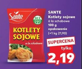 Kotlety sojowe a'la schabowe Sante promocja w Kaufland