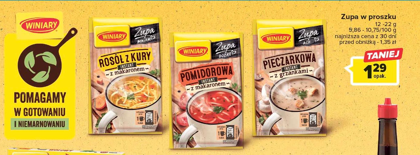 Zupa pomidorowa z makaronem Winiary zupa dobre promocja