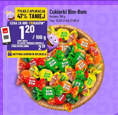 Cukierki Bim-Bom Roshen promocja w POLOmarket