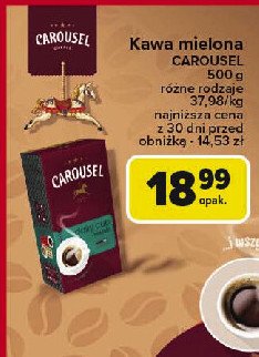 Kawa Carousel daily cup classic promocja w Carrefour