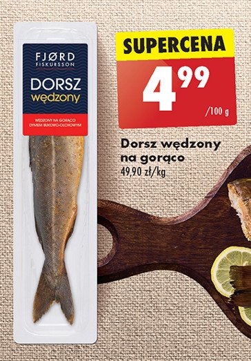 Dorsz w臋dzony na gor膮co Fjord fiskursson promocja