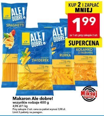 Makaron Ale dobre! Spaghetti promocja w LEWIATAN