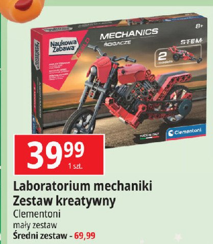 Laboratorium mechaniki mały zestaw Clementoni promocja w Leclerc