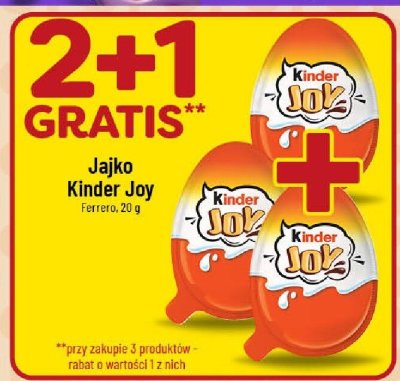 Jajko Kinder Joy promocja w POLOmarket