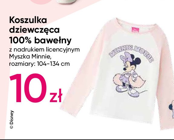 Koszulka dziecięca myszka minnie promocja