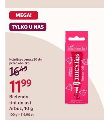 Tint do ust, Arbuz promocja w Rossmann