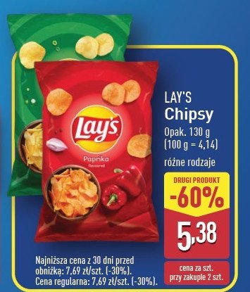 Chipsy paprykowe Lay's Frito lay lay's promocja