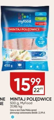 Mintaj polędwice MyFood promocja w Chata Polska