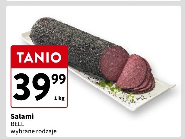 Salami z zielonym pieprzem Bell polska promocja