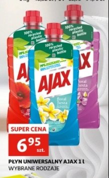 Płyn do mycia kwiaty bzu Ajax floral fiesta Ajax . promocja