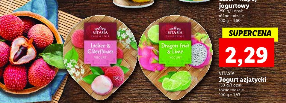 Jogurt dragon fruit & lime Vitasia thai promocje