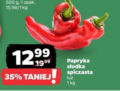 Papryka słodka spiczasta 1 kg Netto promocja w Netto