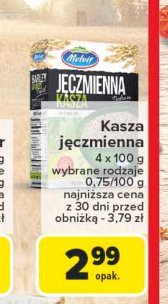 Kasza jęczmienna Melvit promocja w Carrefour