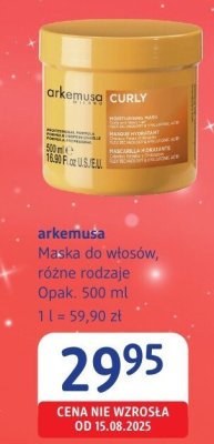 Maska do włosów różne rodzaje arkemusa Curly promocja w Drogerie DM