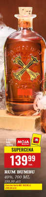 Rum Bumbu, 700 ml promocja w Biedronka