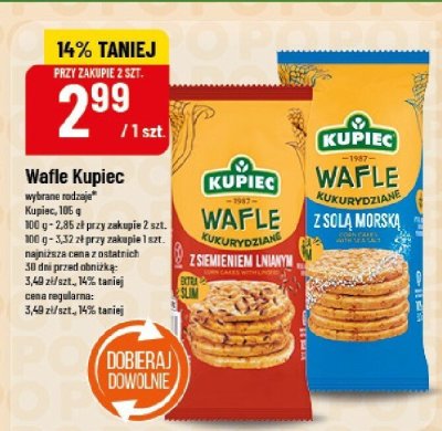 Wafle Kupiec promocja w POLOmarket