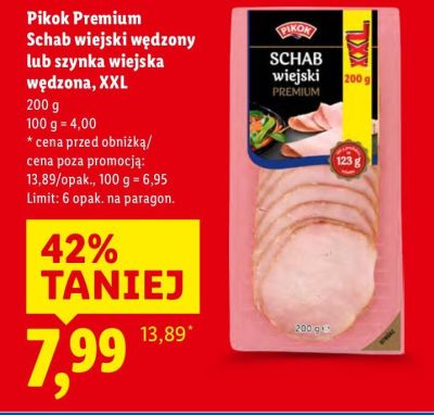Schab wiejski wędzony  promocja w Lidl