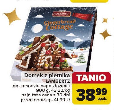 Domek z piernika Lambertz promocja w Carrefour