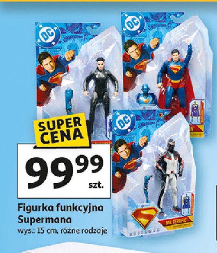 Figurka superman Dc comics promocja w Auchan