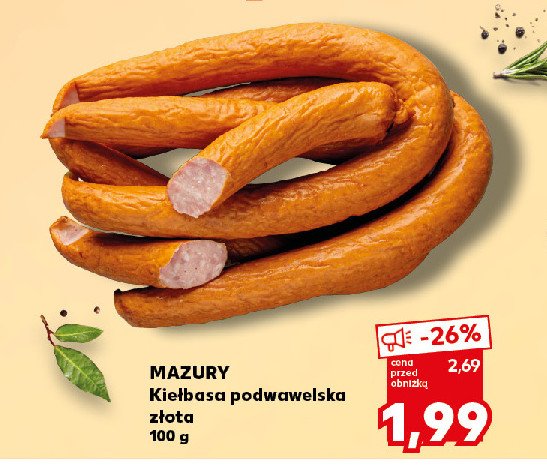 Kiełbasa podwawelska złota Mazury ełk promocja