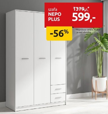 Szafa NEPO PLUS promocja w Black Red White