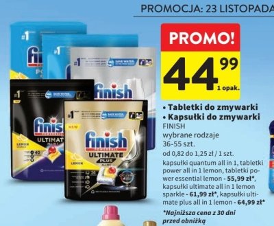 Tabletki do zmywarek lemon FINISH QUANTUM ULTIMATE promocja