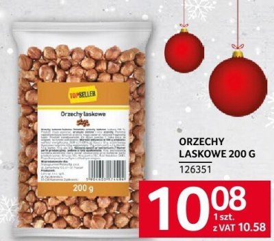 Orzechy laskowe 200 g promocja w Selgros
