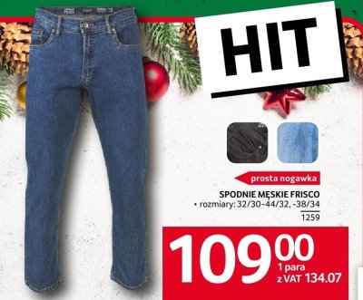 Spodnie męskie Frisco promocja w Selgros
