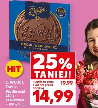 Torcik waflowy E. wedel torcik wedlowski promocja w Kaufland