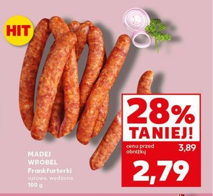 Frankfurterki w臋dzone Madej & wr贸bel promocja