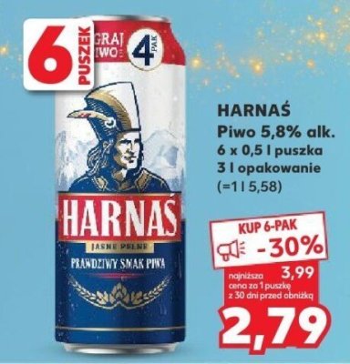 Piwo 5,8% alk. promocja w Kaufland