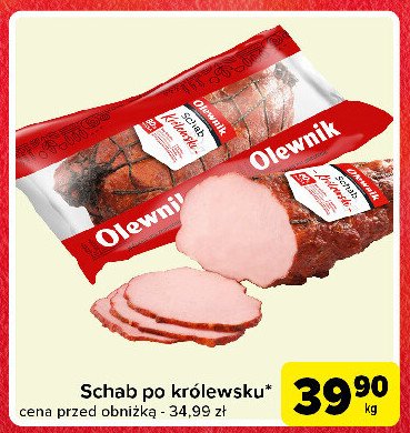 Schab po królewsku Olewnik promocja w Carrefour Express