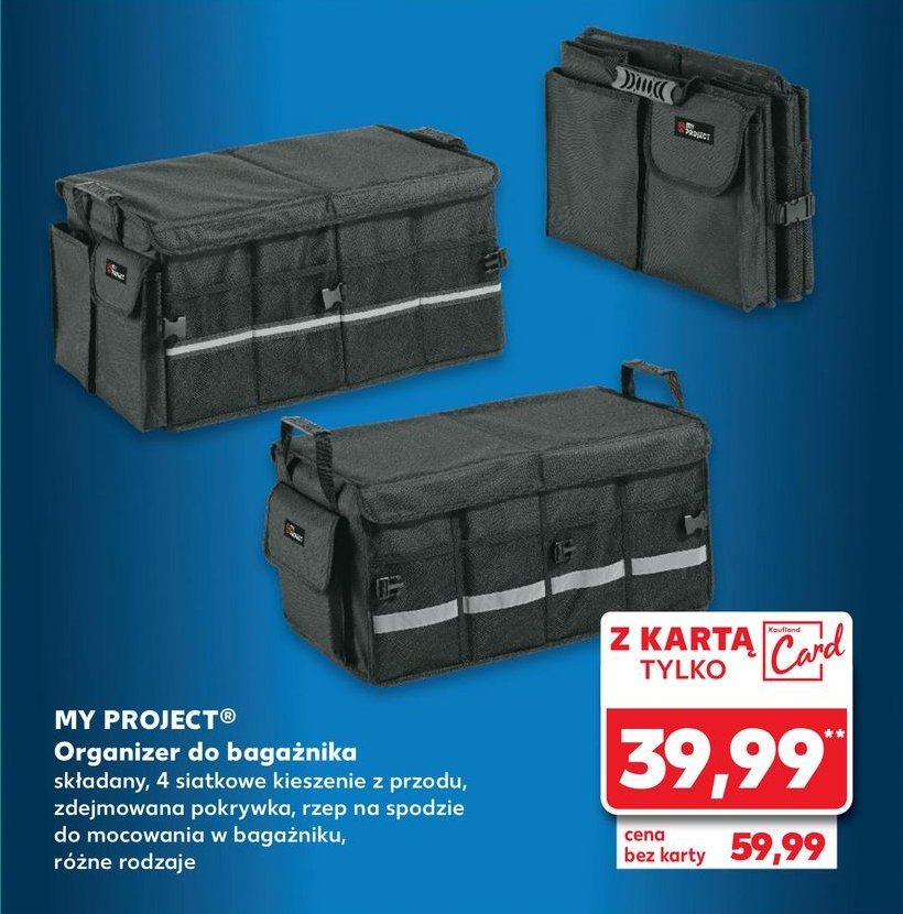 Organizer do bagażnika pionowy K-classic myproject promocja