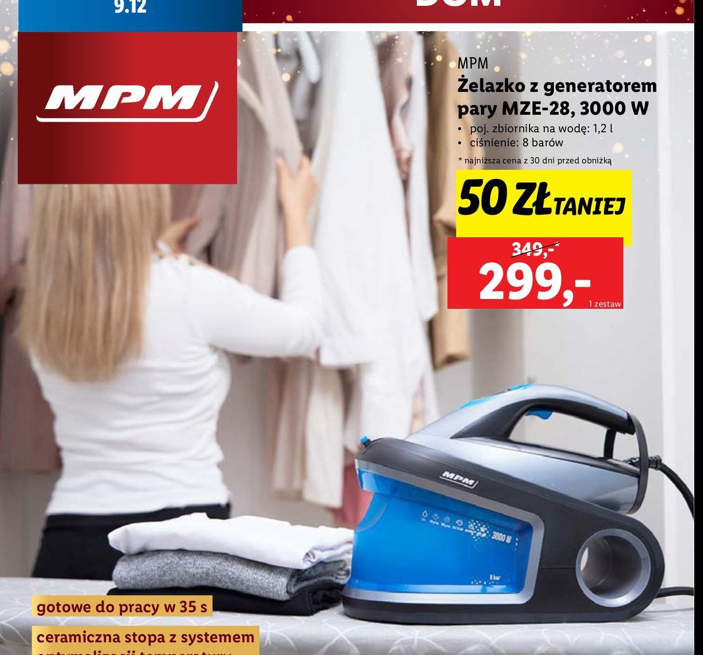 Stacja pary mze-28 3000w Mpm product promocja