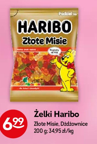 Żelki dżdżownice Haribo promocja