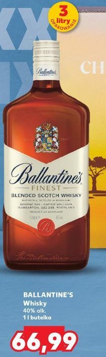 Whisky Ballantine's finest promocja w Kaufland