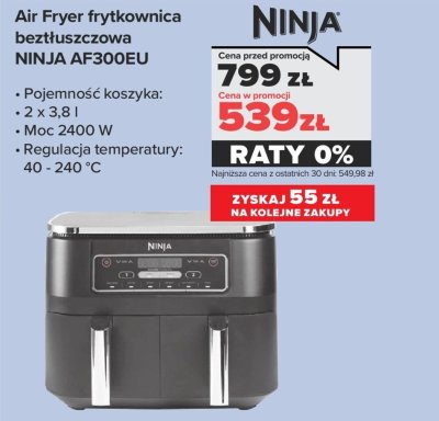Air Fryer frytkownica beztłuszczowa NINJA AF300EU promocja w NEONET